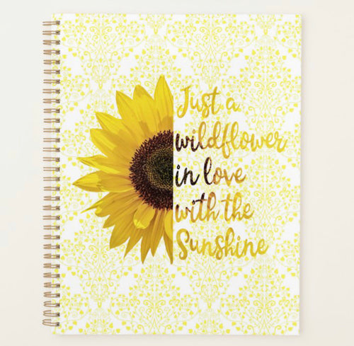 Sunflower Customizable Planner, 