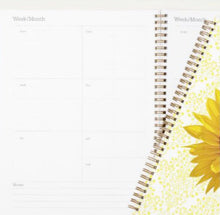 Sunflower Customizable Planner, "Just a Wildflower in Love with the Sunshine, Daily Planner, Weekly Planner, Sunflower Journal