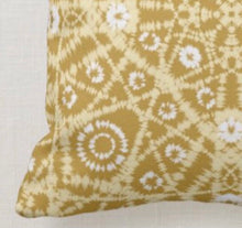 Tie Dye Throw Pillow, Golden Tan, Pillow and Insert, Boho Pillow, 16 X 16, Totally Washable
