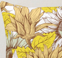 Sunflower Pillow, Pillow and Insert, 16 X 16, Totally Washable, Sunflower Home Decor, Front Porch Pillow, Floral Pillow