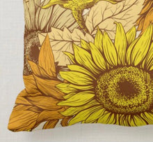Sunflower Pillow, Pillow and Insert, 16 X 16, Totally Washable, Sunflower Home Decor, Front Porch Pillow, Floral Pillow