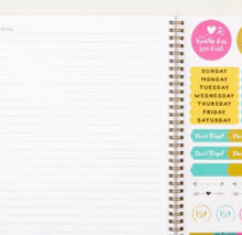 Sunflower Customizable Planner, "Just a Wildflower in Love with the Sunshine, Daily Planner, Weekly Planner, Sunflower Journal
