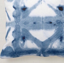 Shibori Design Throw Pillow, Square, Indigo, Boho Home, Boho Pillow, Washable, Size 16 X 16