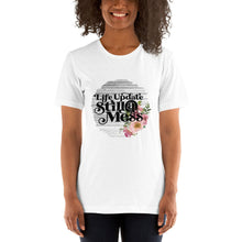 Funny, Unisex T-Shirt "Life Update Still a Mess" Bella Canvas, Floral Sublimation, Women T-shirt Design, Short Sleeve