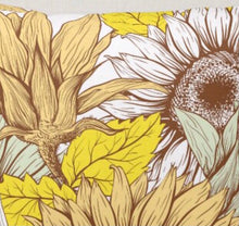 Sunflower Pillow, Pillow and Insert, 16 X 16, Totally Washable, Sunflower Home Decor, Front Porch Pillow, Floral Pillow