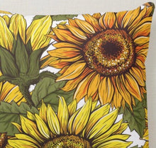 Sunflower Pillow, Pillow and Insert, 16 X 16, Totally Washable, Sunflower Home Decor, Front Porch Pillow, Floral Pillow