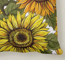 Sunflower Pillow, Pillow and Insert, 16 X 16, Totally Washable, Sunflower Home Decor, Front Porch Pillow, Floral Pillow