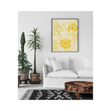 Sunflower Wall Art, Sunflower Print, Poster, Ready to Frame, Sunflower Wall Decor, Sunflower Home Decor, Sunflower Floral Print