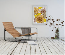 Sunflower Wall Art, Sunflower Print, Poster, Ready to Frame, Sunflower Wall Decor, Sunflower Home Decor, Sunflower Floral Print