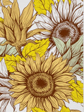 Sunflower Wall Art, Sunflower Print, Poster, Ready to Frame, Sunflower Wall Decor, Sunflower Home Decor, Sunflower Floral Print