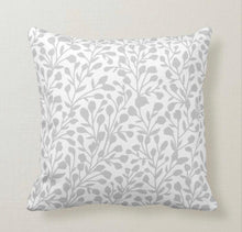 Pillow, Retro Truck and Floral, Gray, Green, Pink "Planted" Two Pillows in One, Cover and Insert, Spring Throw Pillow, Covered Porch Pillow