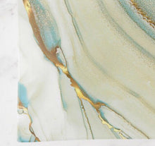 Abstract Glass Tray, Trinket Dish "Ocean Waves" Abstract Design, Beach Home