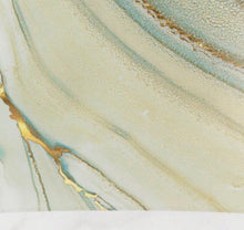 Abstract Glass Tray, Trinket Dish "Ocean Waves" Abstract Design, Beach Home