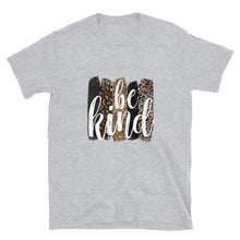 Unisex T-shirt "Be Kind" Animal Print Sublimation, Short-Sleeve T-shirt, Encourage Kindness T-shirt, Inspire Kindness