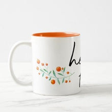 Fall Ceramic Mug "Hello Fall" Fall Drinkware, Fall Gifts for Her, Fall Hostess Gifts, Mug With Words