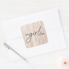 Sticker Sheet "this girl can" Blush Pearl Design, 3" X 3" Stickers for Her, Inspirational Stickers, Stickers with Words