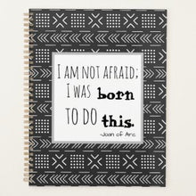 Daily Planner, Born to Do This, African Mud Cloth Designs, Famous Quote Planner, Customize Yourself Planner, Start Anytime Planner, Ethnic