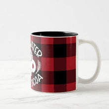 Mug "Save Water Drink Cocoa" Buffalo Plaid Red Black, Christmas Cocoa Mug, Holiday Cocoa Mug, Stocking Stuffer Mug, Christmas Office Gift