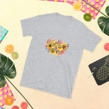Funny T-shirt "Hot Mess Express" Floral, Sunflower, Unisex T-shirt for Her