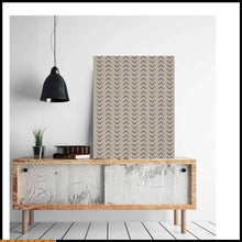 African Mudcloth Print, Poster, Gray Mudcloth Design Poster,  African Design, Mudcloth Pattern, African Pattern Poster, African Wall Art