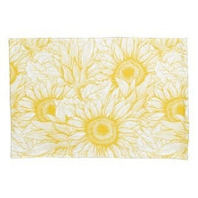 Golden Sunflower Pillowcase Pair, Microfiber Polyester, Sunflower Bedroom, Sunflower Bedding, Bedroom Refresh, Set of 2 Sunflower Pillowcase