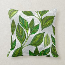 Plant Lover Pillow, Green Leaf Pattern Pillow, Plant Lover Theme Decor, Plant Lover Gift, Gift for Mom, Green Pillow, Green Home Accents