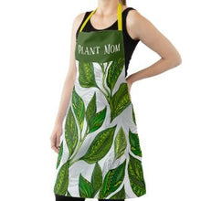 Plant Lover Apron, Plant Mom Apron, Grean Leaves Apron, Plant Mom Garden Apron, Plant Lover Kitchen Accent, Plant Lover Gift, Gift for Mom