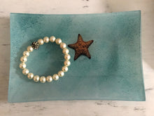 Starfish Glass Tray, Starfish Trinket Dish, Beach Decor