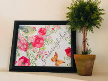 Wall Art, Red Poppy, Wildflower Garden, Scarborough Fair, Poster, Art Print