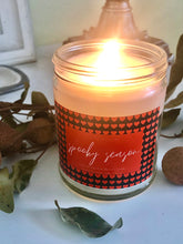 Spooky Season Halloween Candle, Natural Soy Wax Blend Candle, Fall Candles, Artisan Hand-Poured Candles