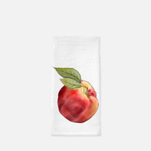 Apple Tea Towel (Flour Sack), Red Apple Tea Towel, Watercolor Apple, Fruit Tea Towel, Gift for Her, Mother's Day Gift