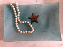Starfish Glass Tray, Starfish Trinket Dish, Beach Decor
