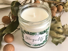 Tranquility Natural Soy Wax Candle 7.5 oz, Aromatherapy Candles, Mindfulness Candle, Gift for Her