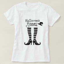 Funny Halloween T-shirt, Halloween Stilettos, Witch T-shirt, Funny Saying, Women Halloween T-shirt,  Halloween Party Tshirt,  Women T-shirt