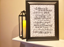 Bloom Anyway Quote Grey & White Typography Print