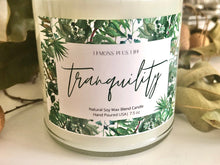 Tranquility Natural Soy Wax Candle 7.5 oz, Aromatherapy Candles, Mindfulness Candle, Gift for Her