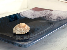 Blue Ocean, Glass Tray, Ocean Trinket Dish