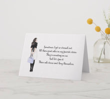 Funny Greeting Card For The Girl Who Loves Shopping