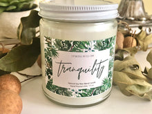 Tranquility Natural Soy Wax Candle 7.5 oz, Aromatherapy Candles, Mindfulness Candle, Gift for Her