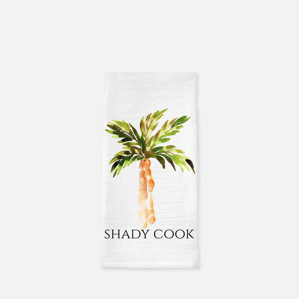 Palm Tree Tea Towel (Flour Sack) 