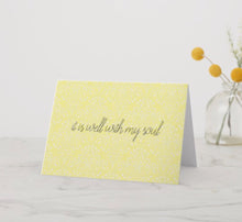 Greeting Card: It Is Well With My Soul