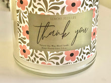 Thank You Message Candle, Natural Soy Wax Blend 7.5oz Candle, Thank You Gifts, Message Candle, Gift for Her