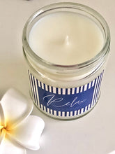 Relax Natural Soy Wax Blend Candle 7.5 oz, Message Candle, Relaxing Aromatherapy Candle, Gifts for Her