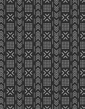 African Mudcloth Print, Black Mudcloth Design Poster,  African Design Mudcloth Pattern, African Pattern Poster, African Wall Art, Ethnic Art