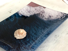 Blue Ocean, Glass Tray, Ocean Trinket Dish