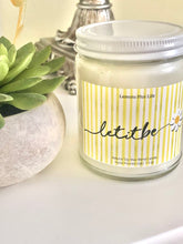 Let It Be Message Candle, 7.5 oz, Natural Soy Wax Blend Candle, Vanilla, Cinnamon, Whipped Cocoa Candle, Aromatherapy Candle, Gifts for Her