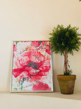 Watercolor, Red Poppy, Floral, Poppy Garden, Throw Pillow