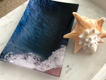 Blue Ocean, Glass Tray, Ocean Trinket Dish