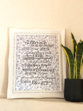 Bloom Anyway Quote Grey & White Typography Print