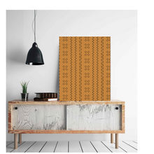 African Mudcloth Print, Tan, Brown Mudcloth Design Poster,  African Design Mudcloth Pattern, African Pattern Poster, African Wall Art Ethnic